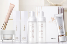 Load image into Gallery viewer, 3 in 1 Legend Age Emulsion Spray/ Cleansing Mousse/ Advanced Hydrating Mask/ Radiance Eye Cream /Super-hydrating Cream / Ultra-light Whitening Sunscreen can give you the best skin care and hydrate, lock the moisture in your skin, buy more to save