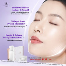 Load image into Gallery viewer, Legend Age Oxygen Infusion Skincare Set: Brightening and Nourishing, visible Radiance for your skin. Collagen Boost, Protein Stimulator, repair and balance, all-day nourishment