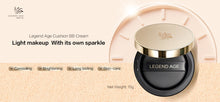 Load image into Gallery viewer, Legend Age Cushion BB Cream is a light makeup with its own sparkle, it conceals, brightens, long lasts and nourishes your skin.