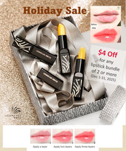 Load image into Gallery viewer, Legend Age Lipstick / Lip Balm, real beeswax lip care, natural ingredients lipstick, provides the best moisture to improving lip wrinkles and repair lip colors, color changing lipstick. Christmas and holiday sale, best holiday gifts