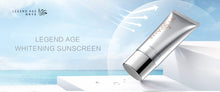 Load image into Gallery viewer, Legend Age Whitening Sunscreen is a 3 in 1 product: (high SPF 50+, PA+++ ) double protection sunblock, brighten and nourish skin