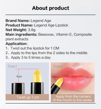 Load image into Gallery viewer, Legend Age Lipstick / Lip Balm, natural ingredients, application tips 
