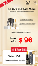 Load image into Gallery viewer, Legend Age Lipstick (Ginseng) sale| Anti-aging | Coloring |Moisturizing Lips| Repairing Lips with PANAX Ginseng root extracts and PANAX Ginseng Tissue Culture
