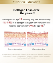 Load image into Gallery viewer, Legend Age Triple Collagen Elastin Peptide Compound Beverage, nutrition education for collagen loss

