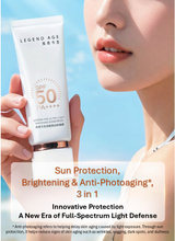 Load image into Gallery viewer, Legend Age Ultra-light Whitening Sunscreen is 3 In 1: Full-spectrum Protection / Brightening / Nourishing, SPF 50+ PA++++,  High efficient sunscreen, anti-photoaging
