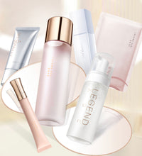 Load image into Gallery viewer, LEGEND AGE 6-Skin Care Set: Cleansing Mousse/Moisturizing Toner/Emulsion Spray/Advanced Hydrating Mask/Radiance Eye Cream/Whitening Sunscreen (Amino Acid Cleanser/Super-moisturizing / Soften the skin / Nourish the skin / Tighten eye skin / SPF50+ PA+++ Sunblock)
