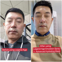 Load image into Gallery viewer, 3 in 1 Legend Age Emulsion Spray is combining toner, essence and emulsion function.  After long time using, its rich essence ingredients will help you to have a plumping and younger look
