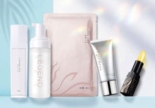Load image into Gallery viewer, Legend Age Whitening Sunscreen, Emulsion Spray, Cleansing Mousse, Advanced Hydrating Mask &amp; Lipstick, safe to use for all skin types

